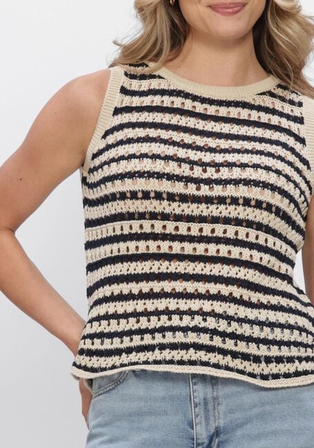 Dunkelblau MODSTR&Ouml;M Tops & T-shirts VESTERMD STRIPE TOP - large