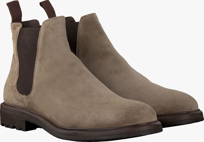 Taupe MAZZELTOV 4146 Chelsea Boots - large