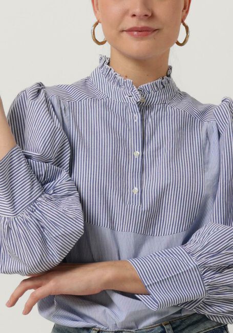 Hellblau ANTIK BATIK Blusen POPY BLOUSE - large