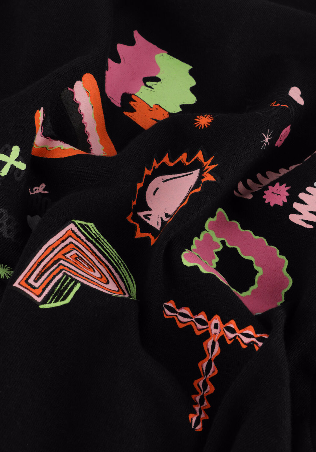 Schwarze REFINED DEPARTMENT T-shirt BRUNA - large