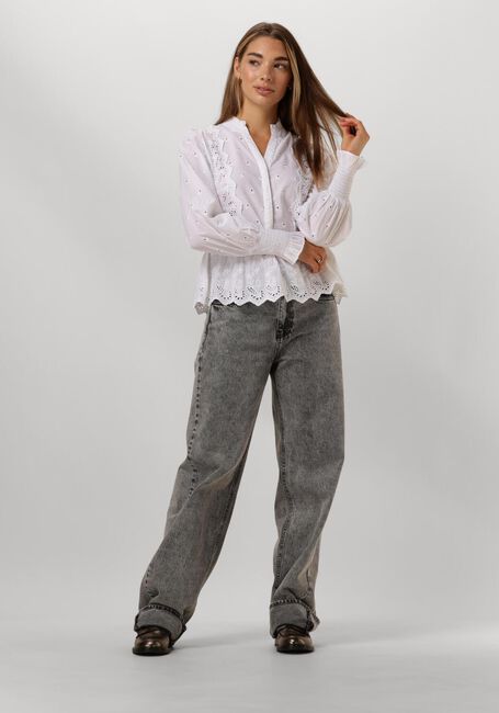 Weiße NEO NOIR Blusen MAVIANA EMB BLOUSE - large