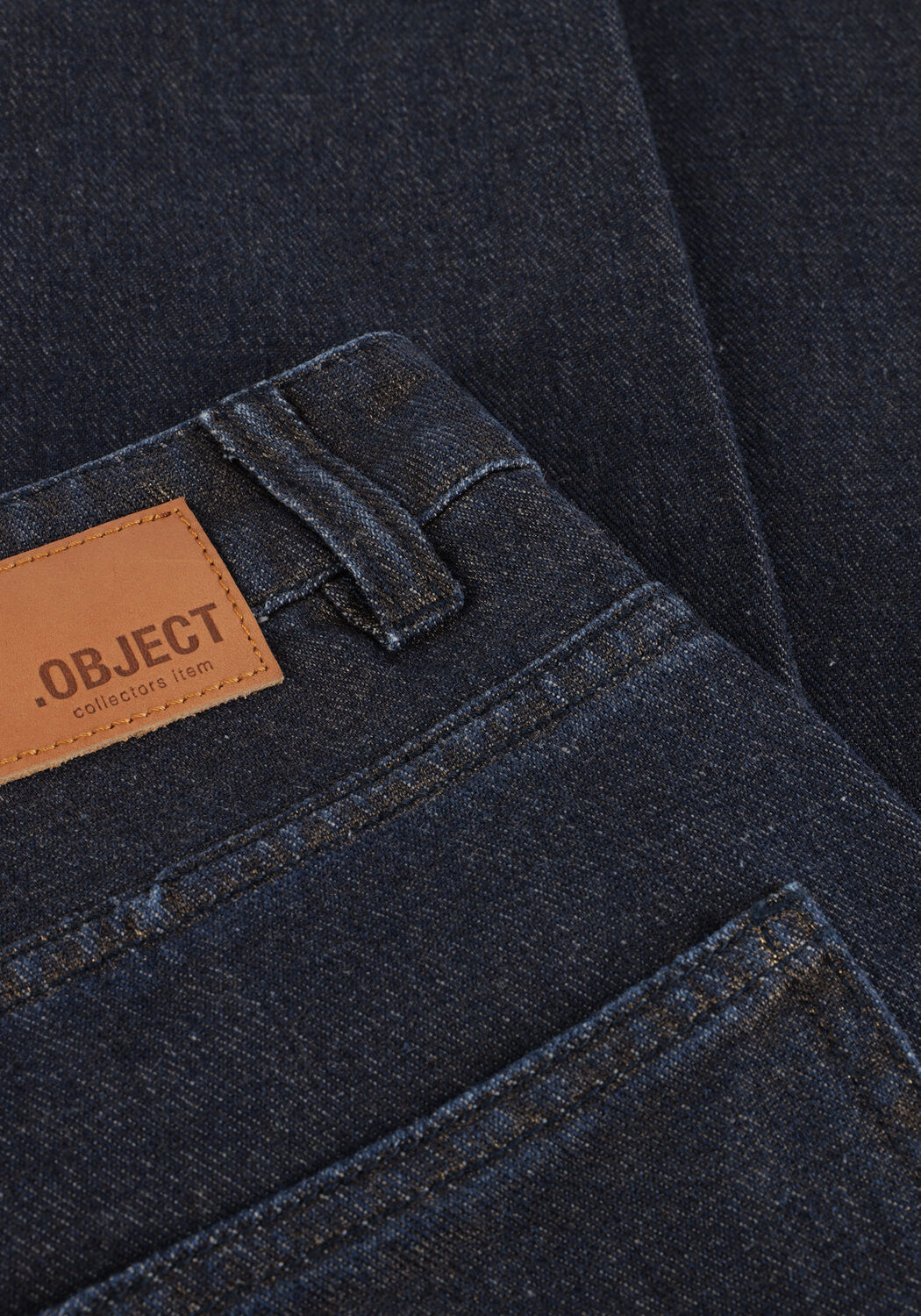 Dunkelblau OBJECT Wide jeans OBJZILVIO HW MARINA JEANS - large