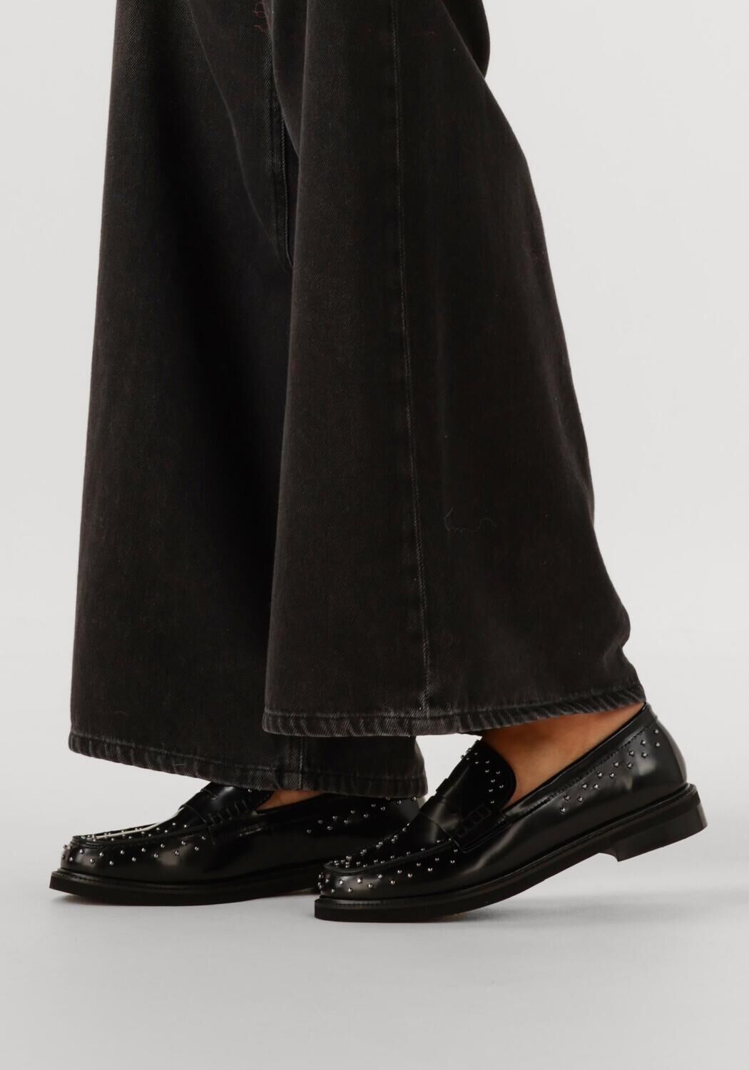 Schwarze STEFANO LAURAN Loafer 12095 - large