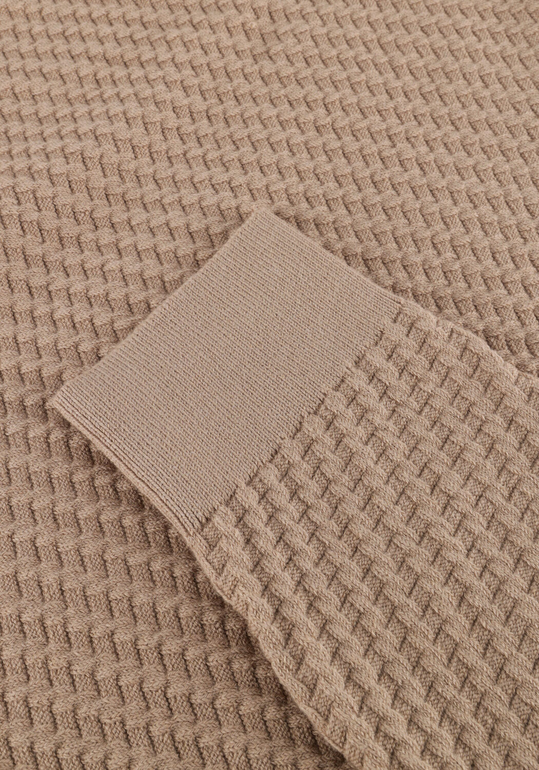 Beige CAST IRON Pullover REGULAR FIT COTTON STRETCH STRUCTURE - large