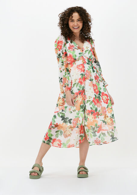 Nicht-gerade weiss NA-KD Midikleid BUTTON FRONT SLIT DRESS - large