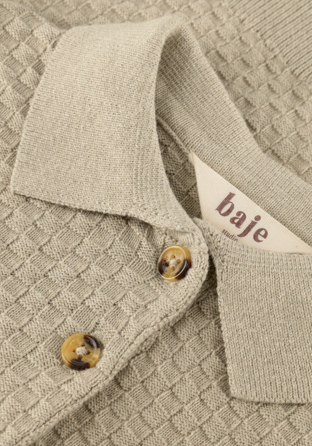 Sand BAJE STUDIO Polo-Shirt MILO - large