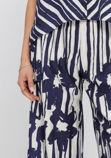 Blaue CAROLINE BISS Weite Hose 1574 - large