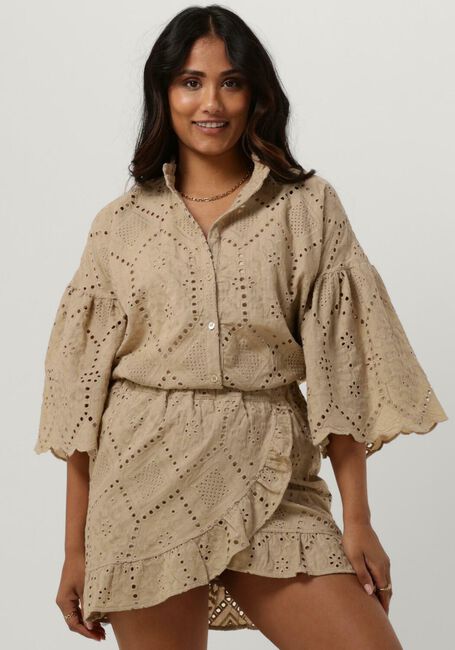 Beige AMAYA AMSTERDAM Blusen JAGGER BLOUSE - large