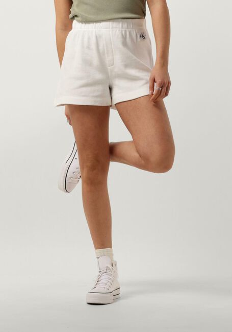 Weiße CALVIN KLEIN Hosen WAFFLE SHORTS - large