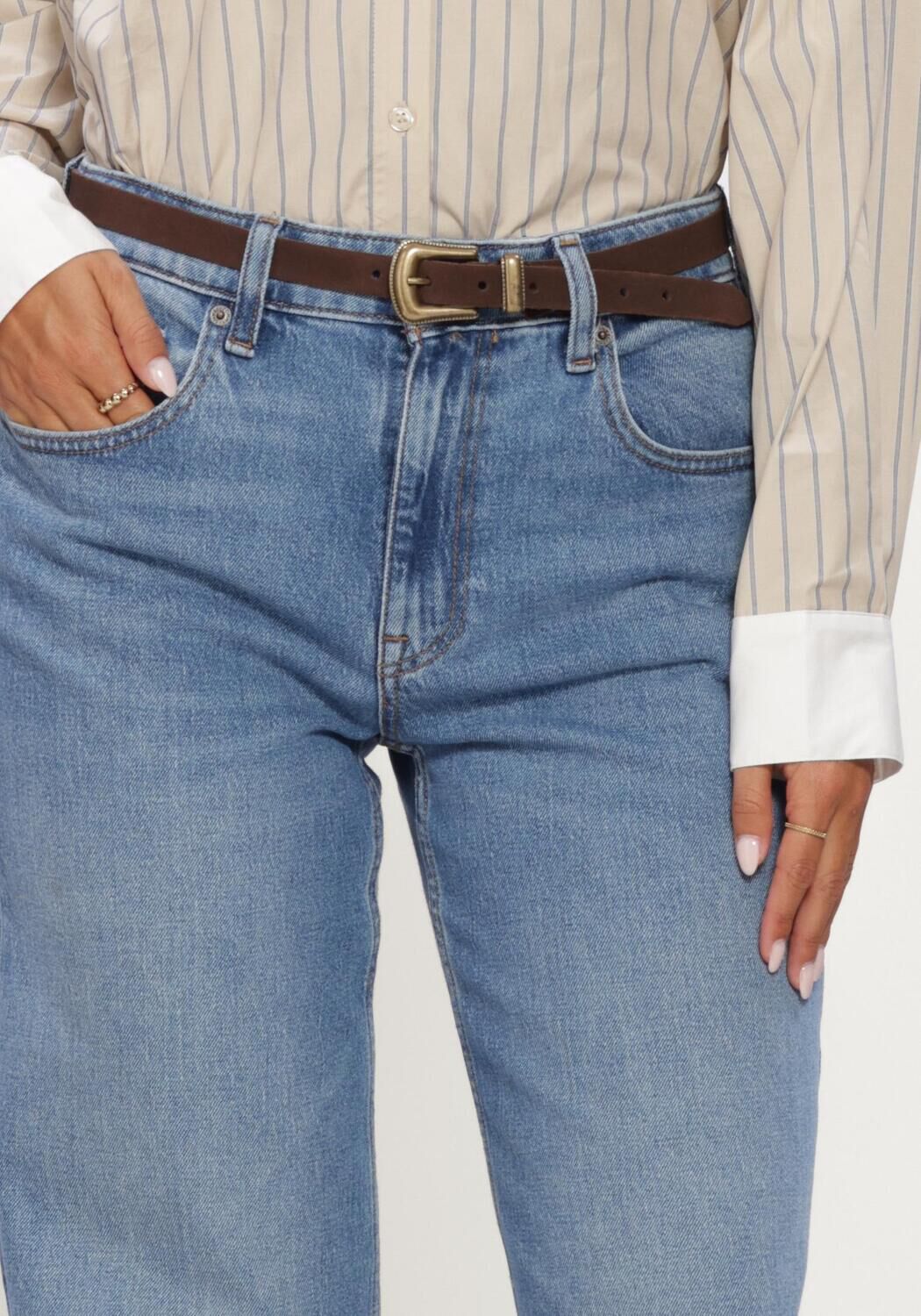 Hellblau TOMMY JEANS Straight leg jeans MIA MID RELAXED STRAIGHT BJ0133 - large