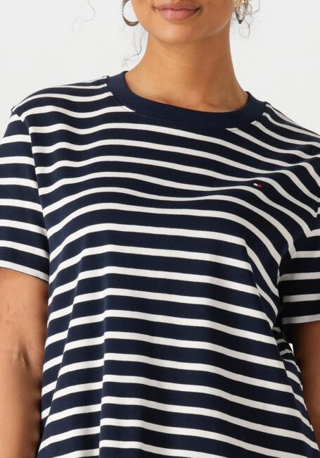 Dunkelblau TOMMY HILFIGER T-shirt SLIM HENLEY GB SCOOP-NK LS 1 - large
