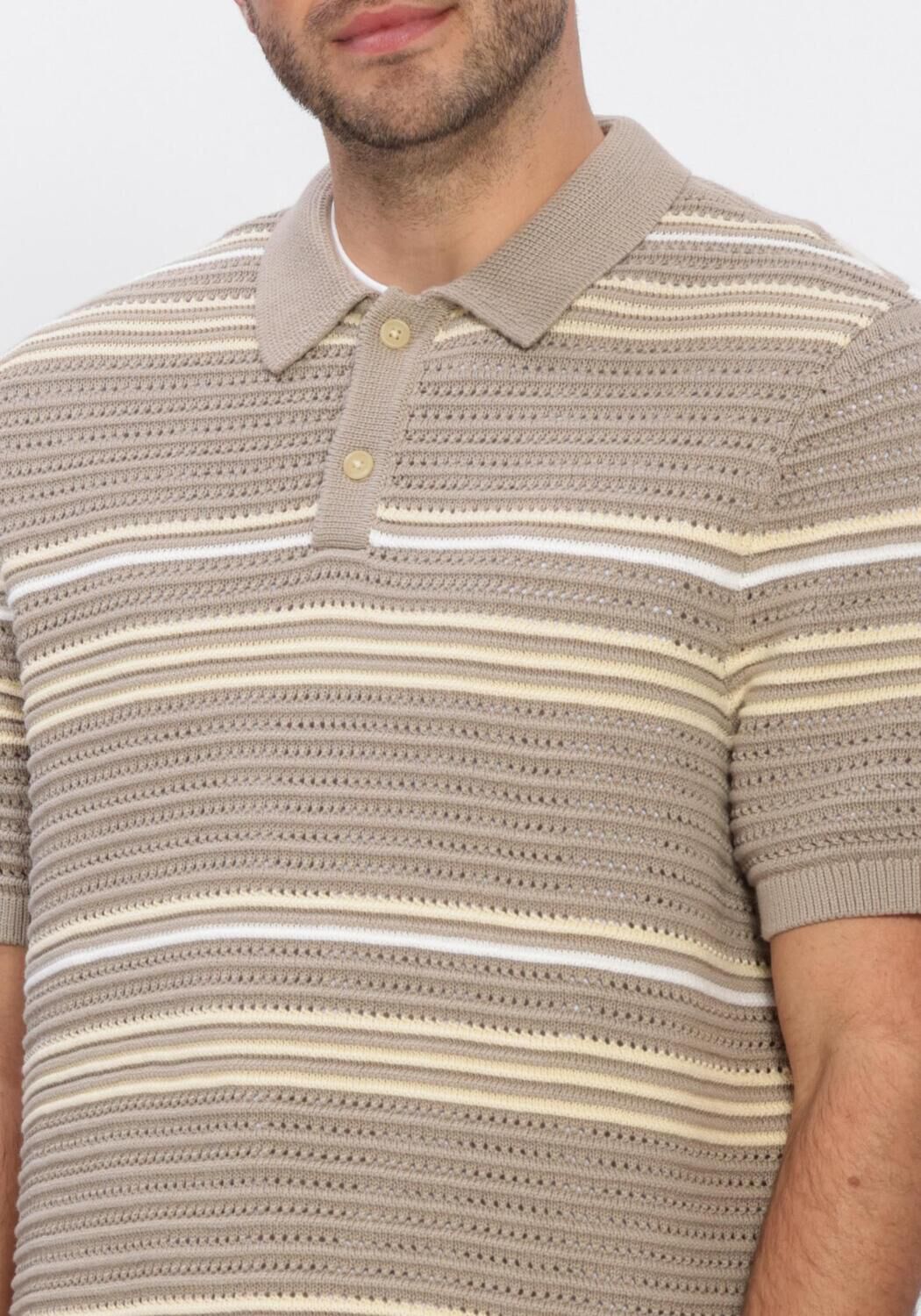 Beige LEVI'S Polo-Shirt LAGUNA SWEATER POLO - large