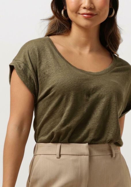Grüne KNIT-TED T-shirt ELIANE - large