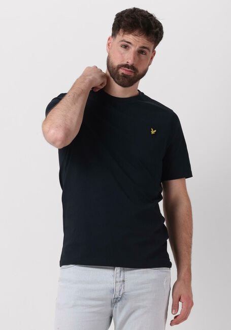 Dunkelblau LYLE & SCOTT T-shirt PLAIN T-SHIRT - large