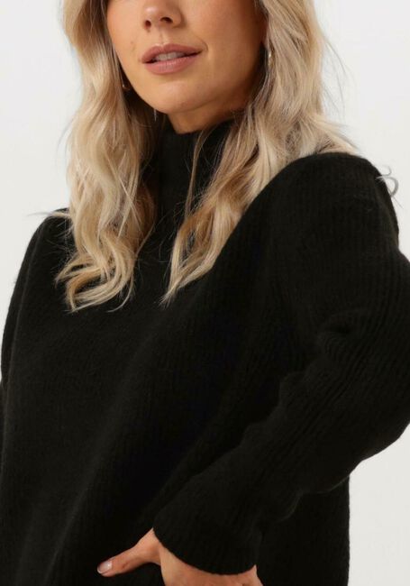 Schwarze ANOTHER LABEL Rollkragenpullover EMAE KNITTED PULL - large