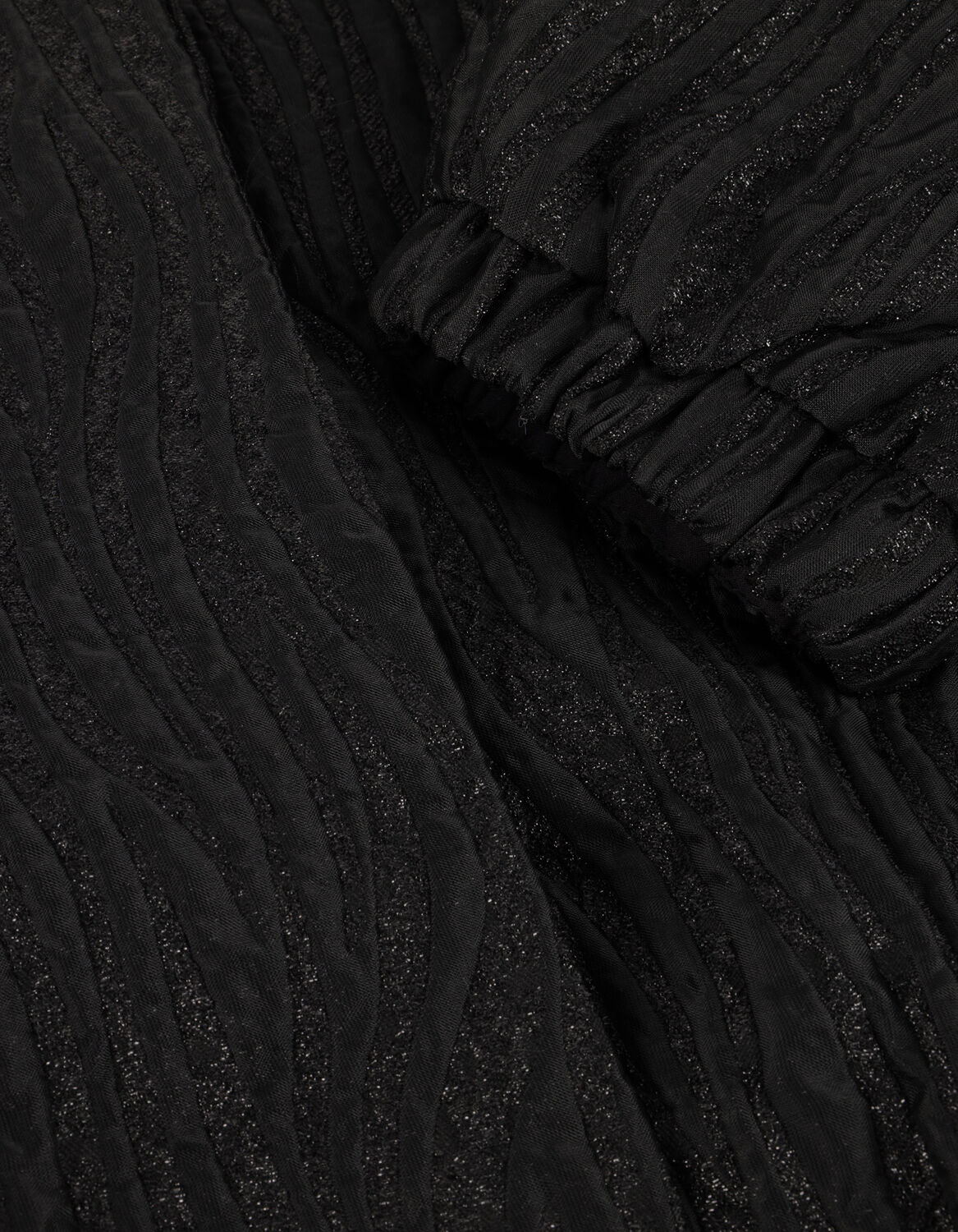 Schwarze COLOURFUL REBEL Jack BENTE ZEBRA LUREX JACQUARD BOMBERJACKET - large