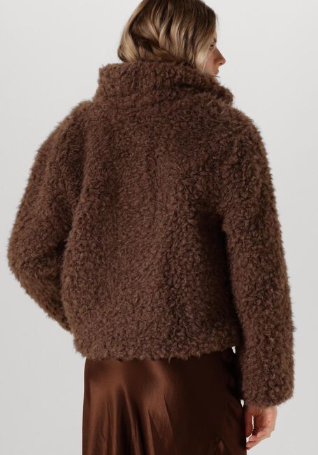 Braune ANOTHER LABEL Teddy-Jacke BONNIE BLAZER - large