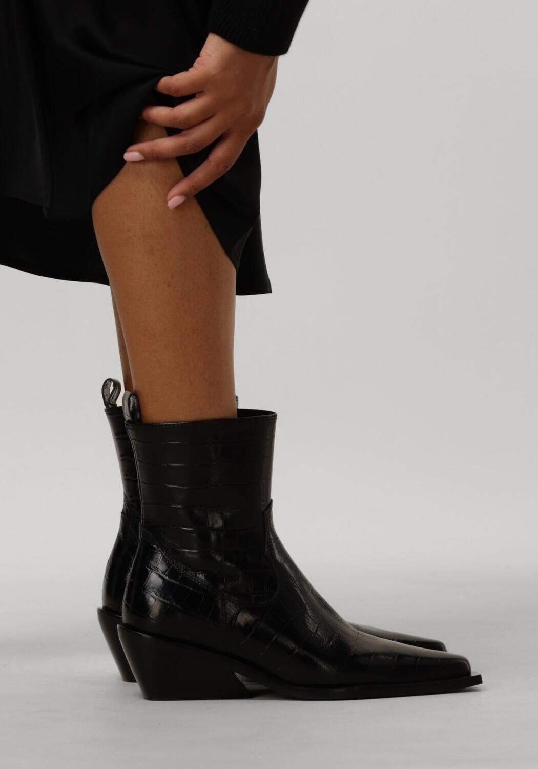 Schwarze BILLI BI Stiefeletten A7320 - large