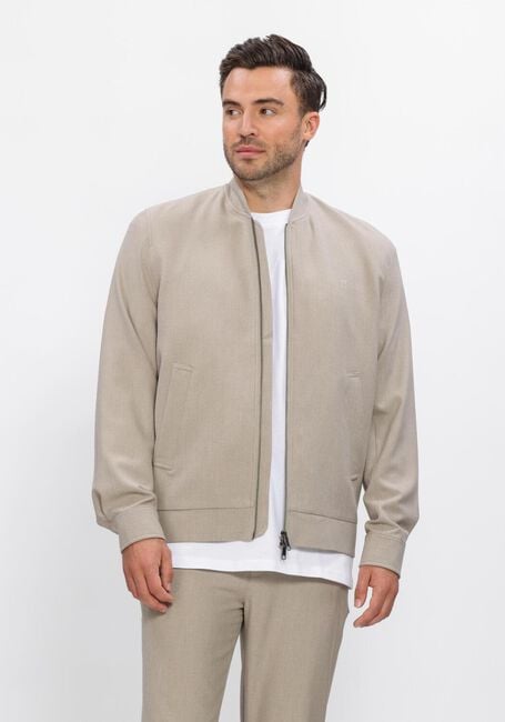 Beige LES DEUX Jack COMO REG BOMBER JACKET - large