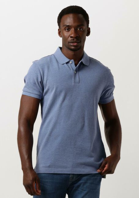 Blaue PROFUOMO Polo-Shirt POLO SHORT SLEEVE - large