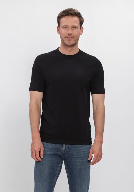 Schwarze PROFUOMO Polo-Shirt AERO EASE - large
