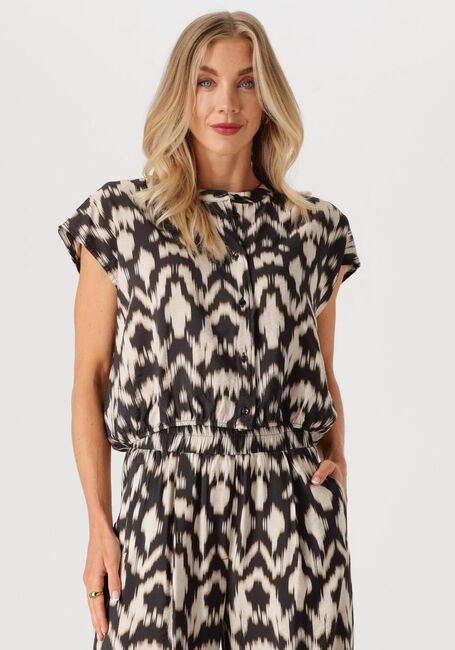 Braune BY-BAR Blusen LODE BROWN BATIK BLOUSE - large