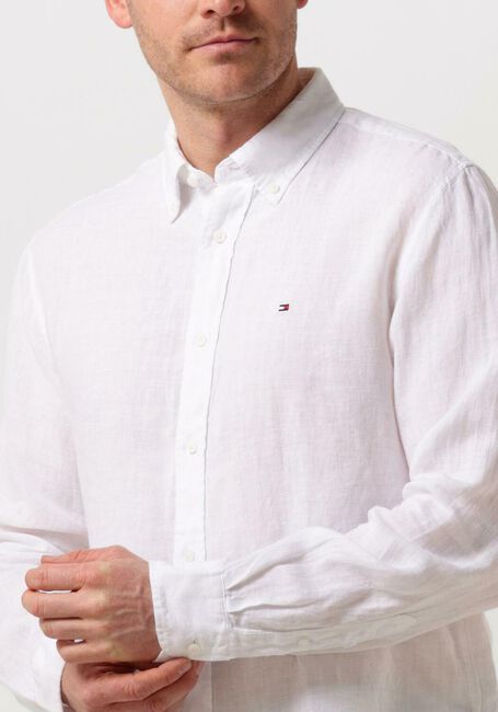 Weiße TOMMY HILFIGER Casual-Oberhemd PIGMENT DYED LI SOLID RF SHIRT - large