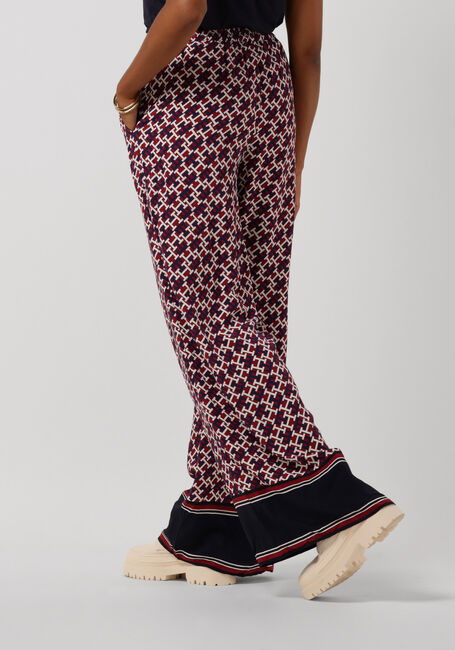 Rote TOMMY HILFIGER Weite Hose MONOGRAM PULL ON PANT - large