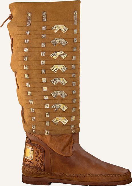 Cognacfarbene KARMA OF CHARME Hohe Stiefel SINCRONIA Cognacfarbene KARMA OF CHARME Hohe Stiefel SINCRONIA - large