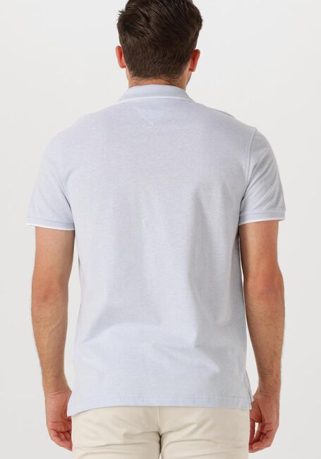Hellblau TOMMY HILFIGER Polo-Shirt LINEN PIQUE REG POLO - large