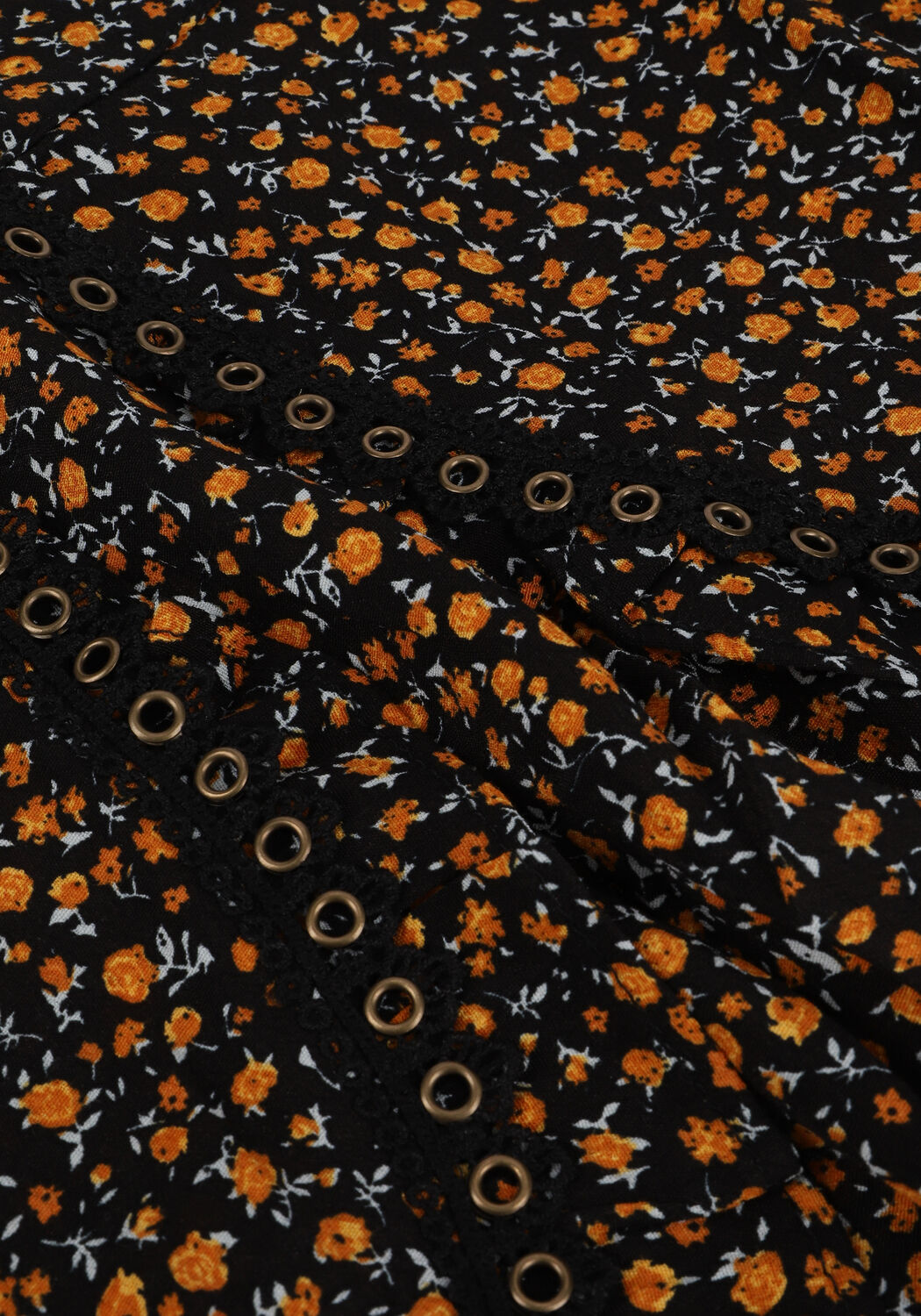 Orangene COLOURFUL REBEL Minirock MAUD SMALL FLORAL MINI RUFFLE SKIRT - large