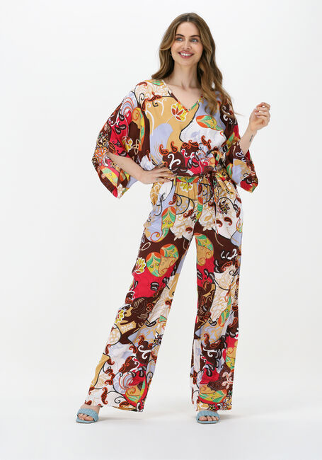 Mehrfarbige/Bunte SUMMUM Top TOP FESTIVAL PRINT ON VISCOSE SATIN - large