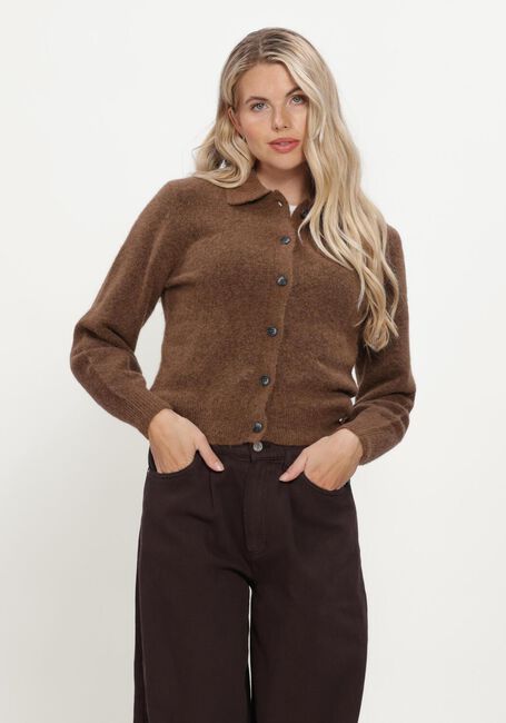 Braune KNIT-TED Strickjacke DANNY CARDIGAN - large