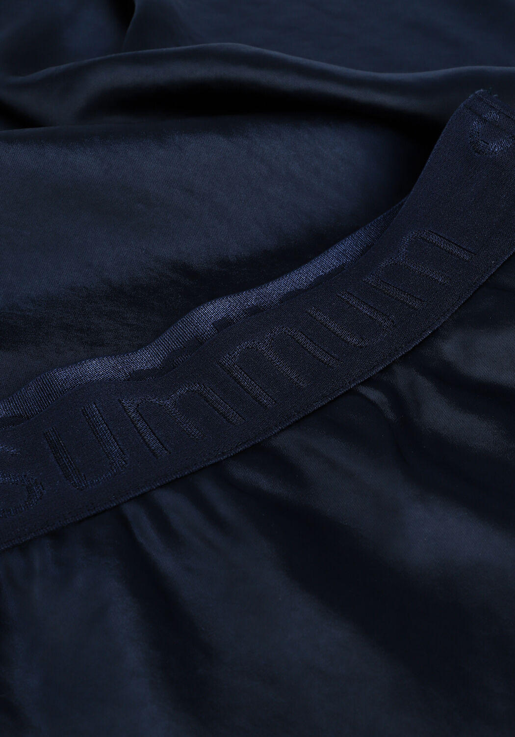 Blaue SUMMUM Midirock SKIRT SATIN - large