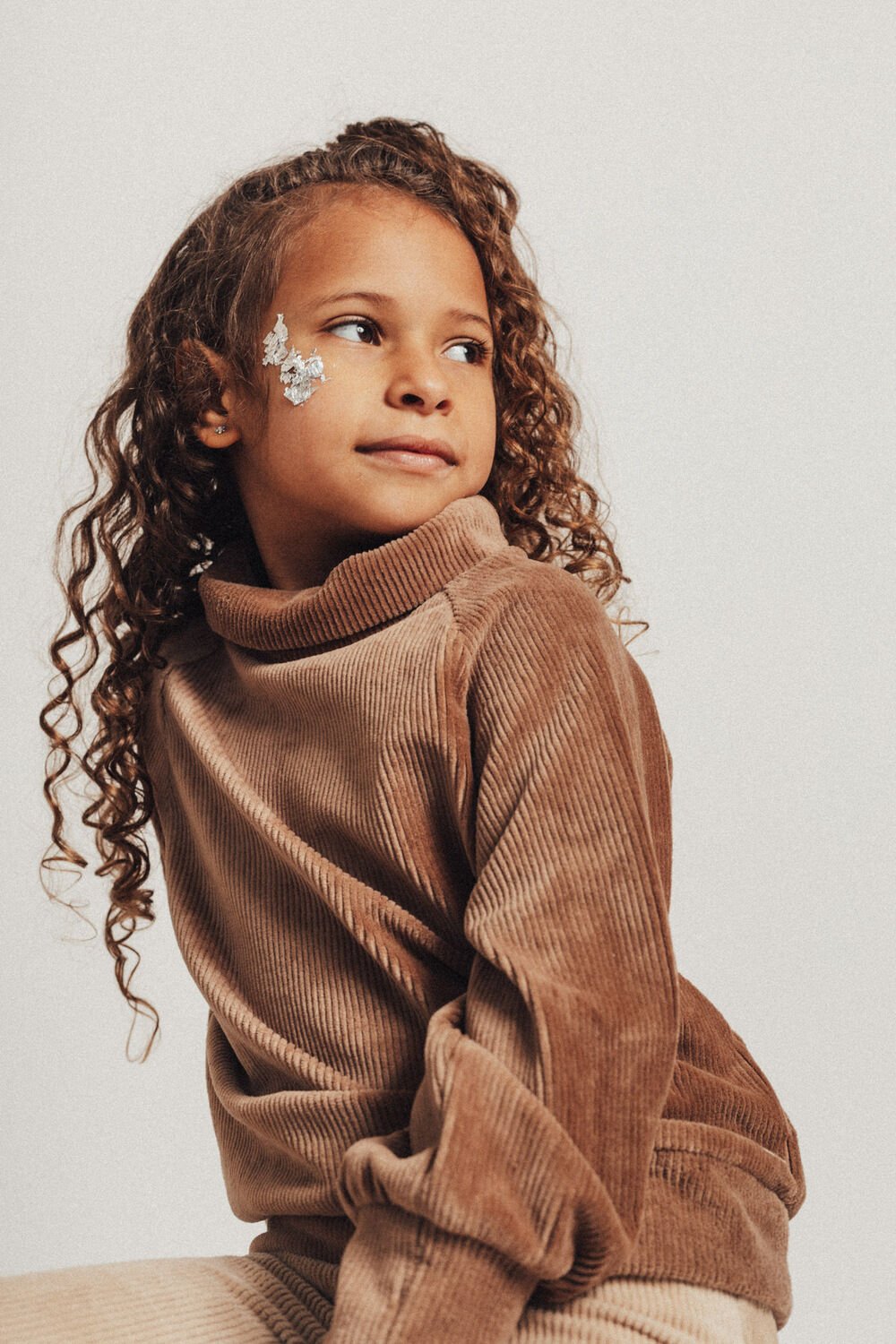 Braune BAJE STUDIO Pullover WITNEY - large