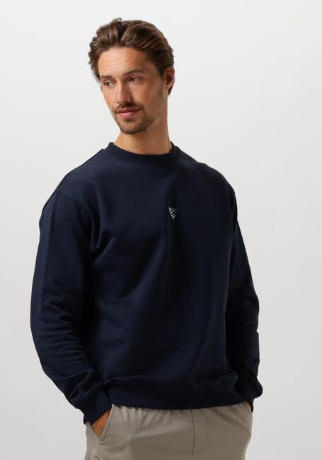 Dunkelblau PURE PATH Sweatshirt LOOSE FIT SWEATERS CREWNECK305 - large