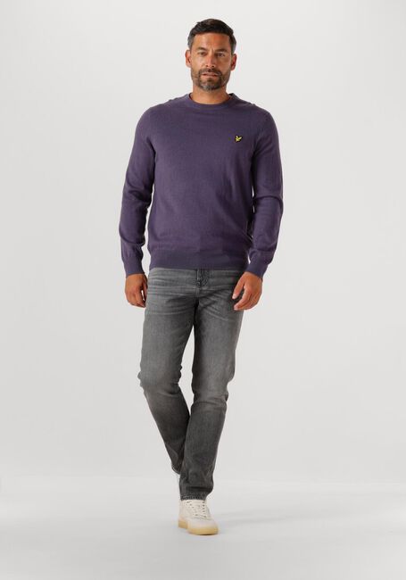 Graue LYLE & SCOTT Pullover COTTON MERINO CREW NECK JUMPER - large