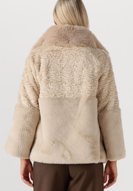 Beige FREEBIRD Fake-Fur-Jack OLISA - large
