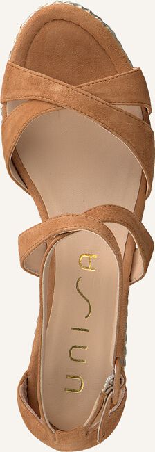 Cognacfarbene UNISA Flache Sandalen KACY Cognacfarbene UNISA Flache Sandalen KACY - large