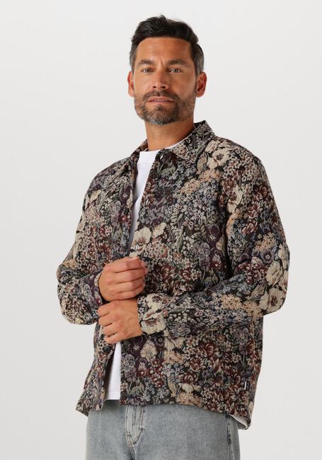 Mehrfarbige/Bunte LES DEUX Overshirt HUGH JACQUARD OVERSHIRT - large
