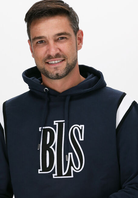 Dunkelblau BLS HAFNIA Sweatshirt OG PANEL LOGO HOODIE - large