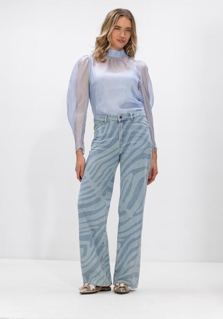 Blaue DANTE6 Blusen OCEAN PUFFY SLEEVE TOP - large