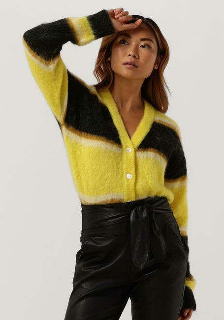 Gelbe SEMICOUTURE Strickjacke S2WF40 - large