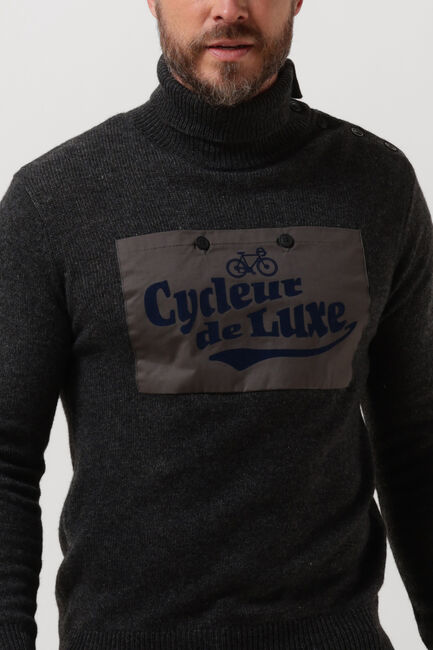 Graue CYCLEUR DE LUXE Rollkragenpullover 7410 - large