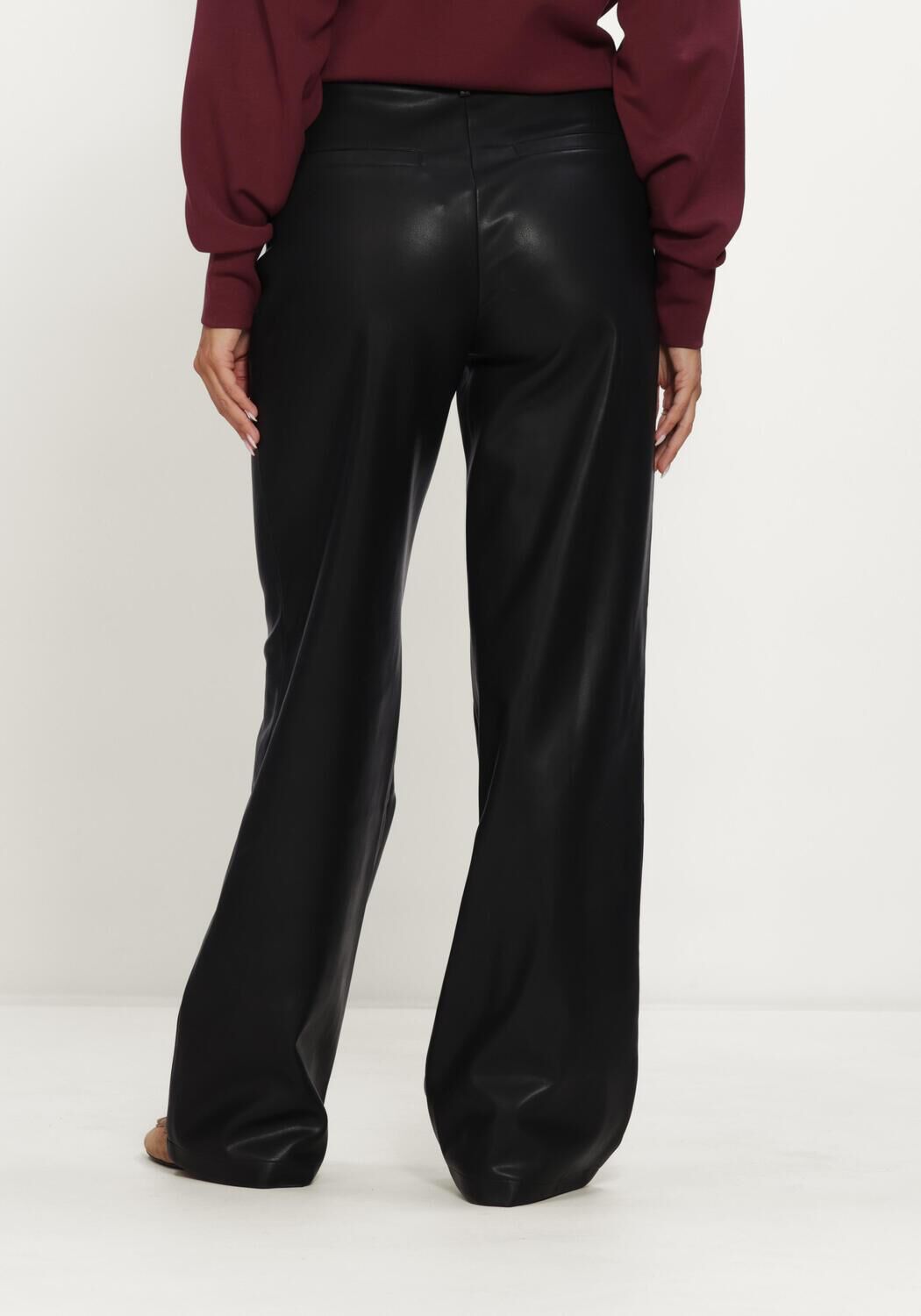 Schwarze NOTRE-V Weite Hose NV-IRENA - large