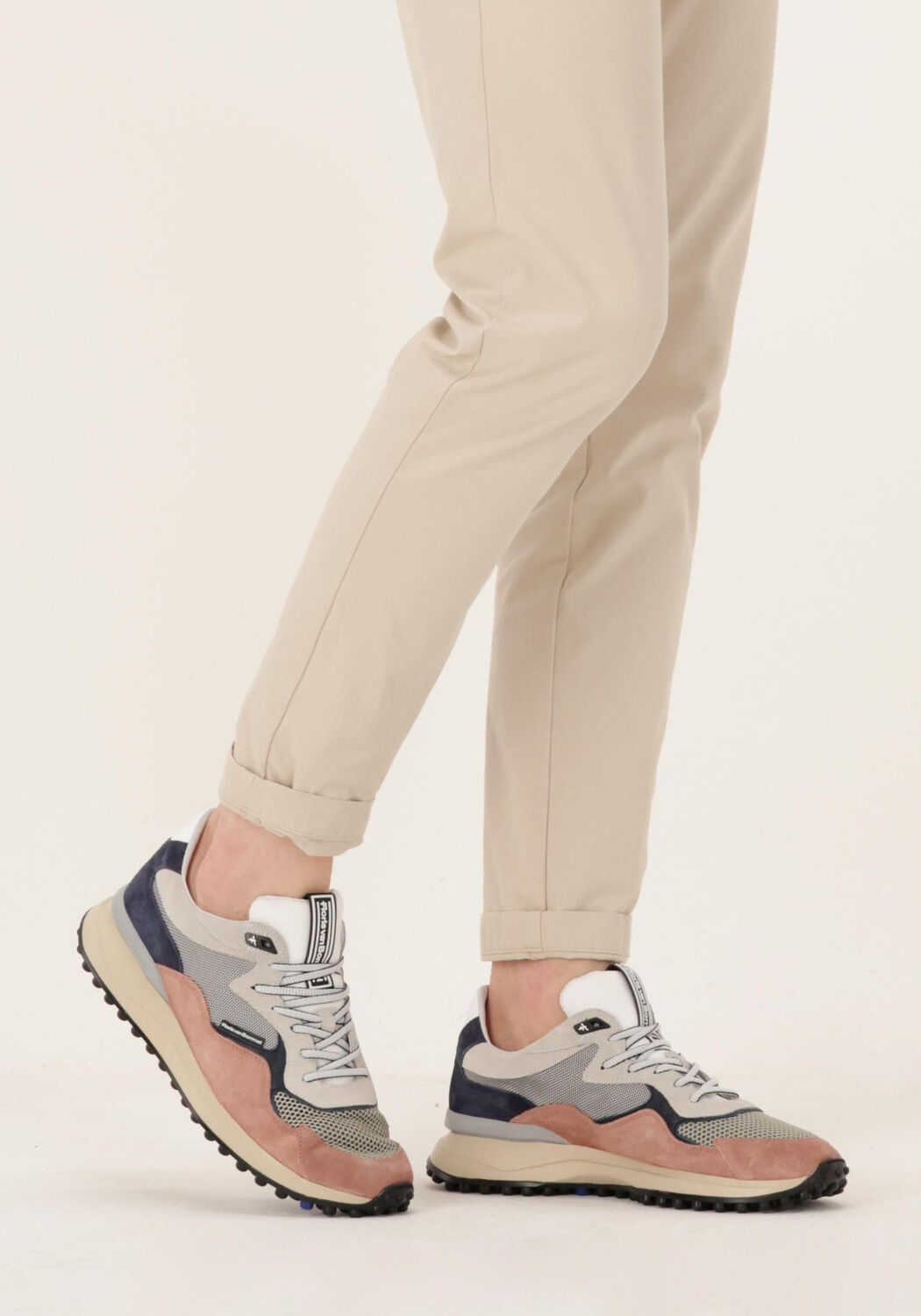 Beige FLORIS VAN BOMMEL Sneaker Low SFM-10082 - large