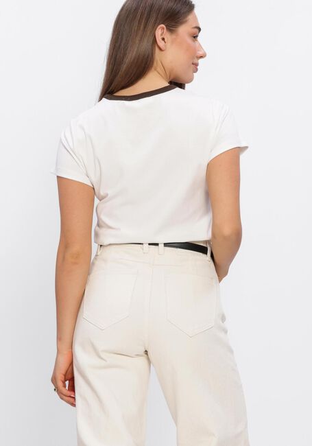 Nicht-gerade weiss HAUTE L'AMITI&Eacute; T-shirt NECKLINE LOGO TEE - large