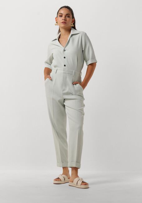 Blaue VANILIA Jumpsuit WAFEL SHORTSLEEVE - large