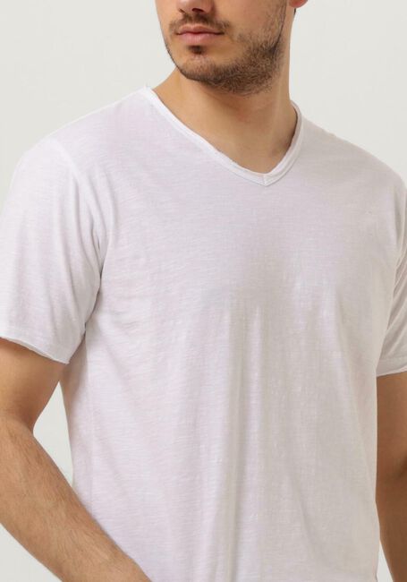Weiße DSTREZZED T-shirt STEWARD SLUB JERSEY - large