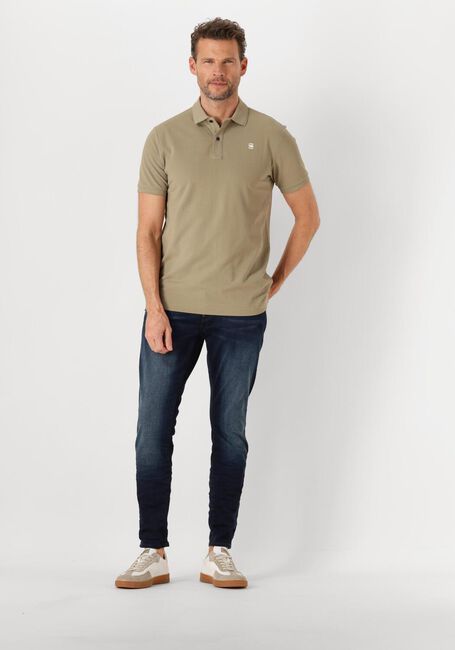 Khaki G-STAR RAW Polo-Shirt DUNDA SLIM POLO S\S - large